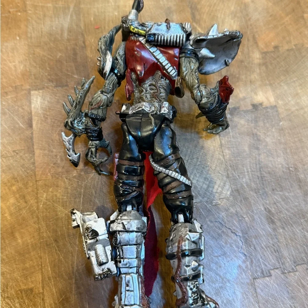 1997 McFarlane Spawn Series 7 Zombie Spawn Red Black Fantasy Action Figure Toy